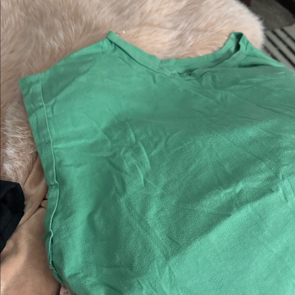 Ava & Viv Green Muscle Tee